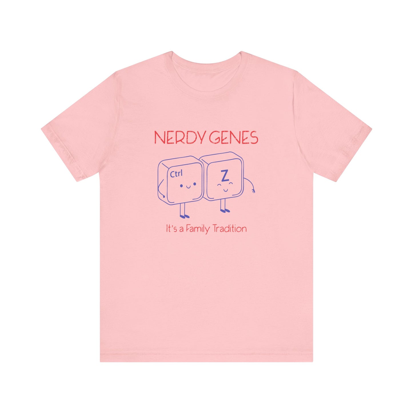 Nerdy Genes: It's a Family Tradition Ctrl Z Mom Nerd Shirt |Funny T Shirts for Women-Threads N Sips