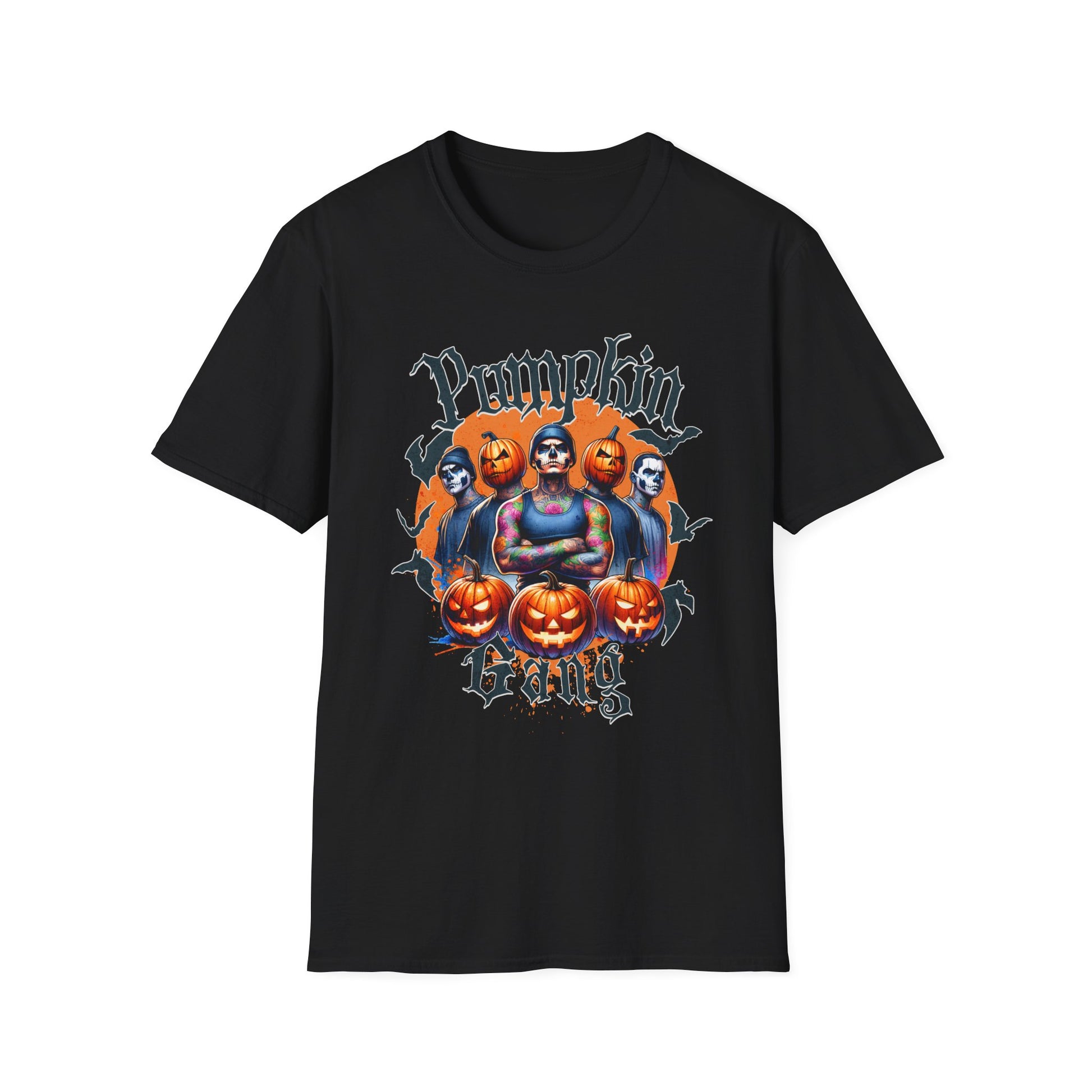 Pumpkin Gang Halloween T Shirt-Threads N Sips