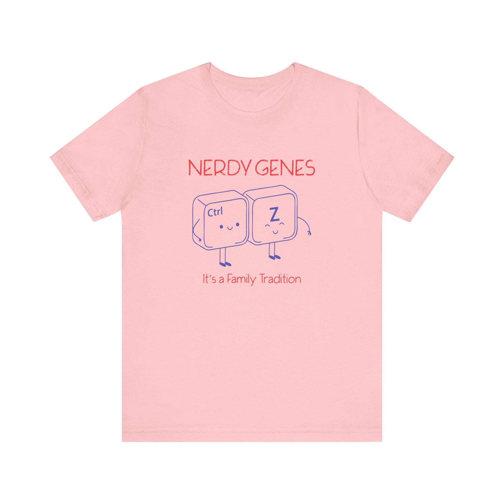Nerdy Genes: It's a Family Tradition Ctrl Z Mom Nerd Shirt |Funny T Shirts for Women-Threads N Sips